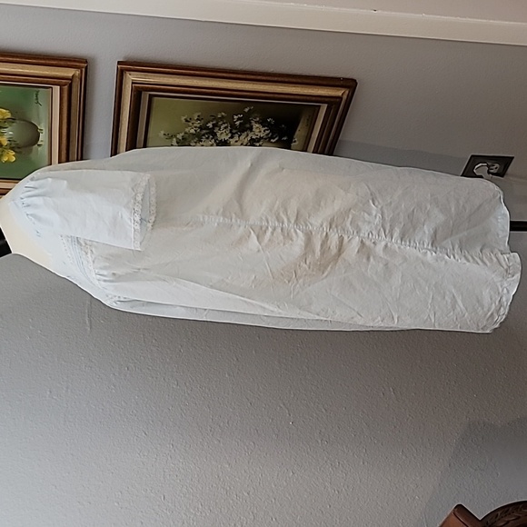 BARBIZON vintage gown baby blue size medium to small floral detail - Picture 6 of 14